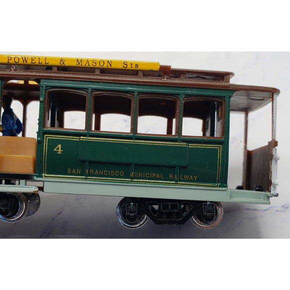 Vintage San Francisco Railway #4 Powell & Mason HO Scale Cable Car - Picture 6 of 11